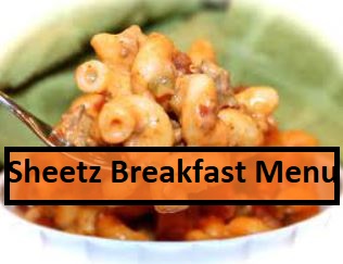 Sheetz Breakfast Options