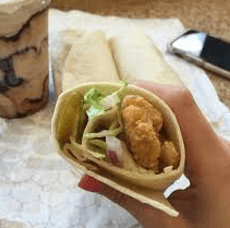 Sheetz Crispy Chicken Shnack Wrap